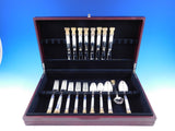 Celtic Weave Gold by Towle Sterling Silver Flatware Set 8 Service 40 pcs Irish