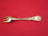 Chrysanthemum Vermeil by Tiffany and Co Sterling Salad Fork 3-tine 2 hole 6 3/4"
