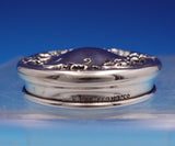 Carnation by Wallace Cut Glass and Sterling Silver Dresser Jar #1940 (#9152)