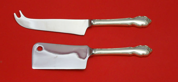 Breton Rose by International Sterling Silver Cheese Serving Set 2pc HHWS  Custom