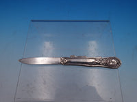 Medallion by Wood & Hughes Coin Silver Pocket Knife 5 1/4" (#7739)