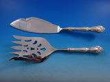 Chateau Rose by Alvin Sterling Silver Fish Serving Set 2 Piece Custom Made HHWS