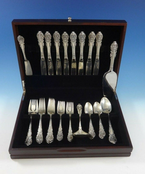 Sir Christopher by Wallace Sterling Silver Flatware Set Service 37 Pieces