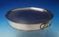 English Silver on Copper Plate Warmer circa 1800 8" x 1 1/2" Vintage (#5997)