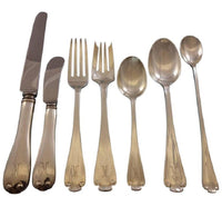 Flemish by Tiffany & Co Sterling Silver Flatware Set 12 Service 91 PC Monogram K