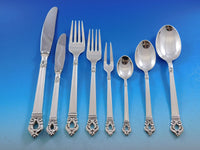 Acorn by Codan Mexican Sterling Silver Flatware Set for 12 Service 99 pieces