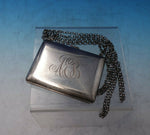 William Kerr Sterling Silver Purse 48" Long Chain #2870 3 1/4" x 2 1/2" (#6038)