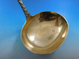 Earle by Frank Smith Sterling Silver Soup Ladle Gold Washed 12 1/2" Serving