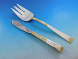 Golden Scroll by Gorham Sterling Silver Flatware Set Place size Service 57 Pcs
