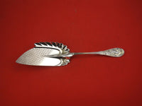 Japanese by Tiffany Sterling Silver Fish Server w/Gold Highlights, Hand Engraved