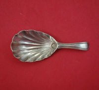 Richard Crossley English Georgian Sterling Silver Tea Caddy Spoon Shell 3 1/4"