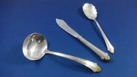 Edgemont Gold by Gorham Sterling Silver Flatware Set 8 Service 38 Pieces Dinner