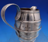 English Estate Sterling Silver Syrup Pitcher Barrel Form w/Handle c.1923 (#6957)