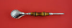 Tahiti by Buccellati Sterling Silver Ice Tong Bamboo handle 8 3/8"