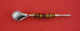 Tahiti by Buccellati Sterling Silver Ice Tong Bamboo handle 8 3/8"