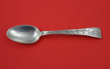 Lap Over Edge Acid Etched By Tiffany Sterling Place Soup Spoon w/ orchids 7"