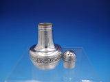 Saint Cloud by Gorham Sterling Silver 3 Piece Salt Pepper & Spoon Set (#4107)