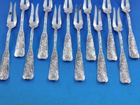 Saint Cloud by Gorham Sterling Silver Cherry Fork SET OF 12 Original 4 1/4"