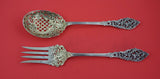 Trianon Pierced by Dominick and Haff Sterling Salad Serving Set 2-pc GW 11 1/4"