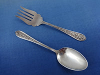 Corsage by Stieff Sterling Silver Floral Iris Flatware Set 8 Service 69 Pieces