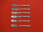 Delacourt by Lunt Sterling Silver Trout Knife Set 6pc HHWS Custom Made