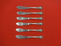 Delacourt by Lunt Sterling Silver Trout Knife Set 6pc HHWS Custom Made