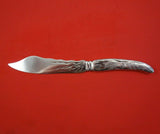 Lap Over Edge Acid Etched by Tiffany and Co Sterling Fish Knife HHAS Sea Grasses