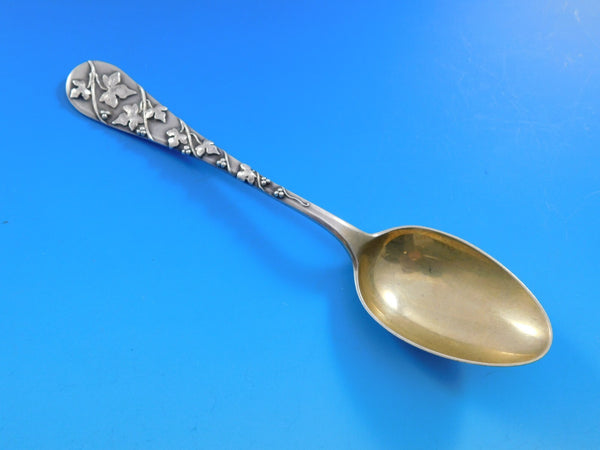 Lap Over Edge Tiffany & Co Sterling Silver Teaspoon Applied Leaves Berries GW