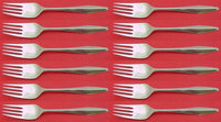 Diamond by Reed and Barton Sterling Silver Salad Fork Set 12 pieces 7"