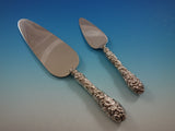 Baltimore Rose by Schofield Repousse Sterling Silver Flatware Set Service 106 pc