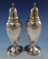 Pointed Antique by Reed Barton Dominick Haff Sterling Salt Pepper Shakers #2409