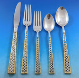 Golden Tradewinds by International Sterling Silver Flatware Set 66 pcs Bamboo