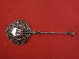 Gerardus Schoorl Dutch Sterling Silver Cucumber Server Lions in Shield 6 5/8"