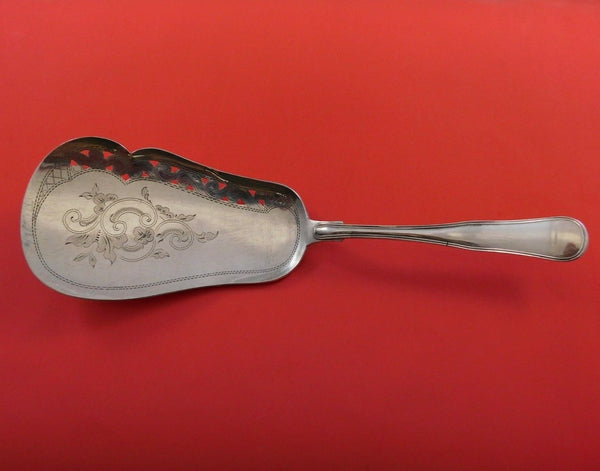 Dobbeltriflet aka Old Danish by Dahlbom Sterling Silver Fish Server Pcd Engraved
