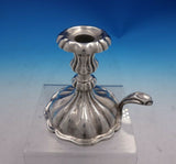 Austrian .800 Silver Chamber Stick Handwrought 4 1/4" x 4 1/8" (#4072)