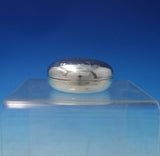 Italian .800 Silver Pill Box with Bird and Foliage #008 5/8" x 2" c.1960 (#5396)