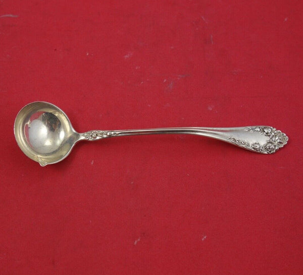 Rose by Wallace Sterling Silver Mayonnaise Ladle w/ spout 5 1/2" Serving