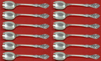 King Edward by Gorham Sterling Silver Ice Cream Dessert Fork Set 12 pieces 6"