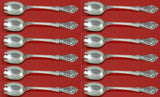 King Edward by Gorham Sterling Silver Ice Cream Dessert Fork Set 12 pieces 6"