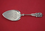 Wood and Hughes Sterling Silver Pie Server brite-cut w/ woman "Julia" 10 3/8"