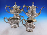 Francis I by Reed and Barton Sterling Silver Tea Set 4pc #570A (#8753) Lovely!