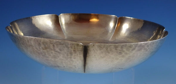 Cellini Shop Sterling Silver Fruit Bowl Hand Wrought #84 2 1/8" X 9" (#1118)