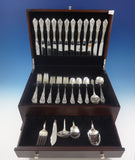 Rose Point by Wallace Sterling Silver Flatware Set For 12 Service 65 Pieces