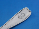 Lap Over Edge Acid Etched by Tiffany Sterling Fish Fork with Clams 6 1/2"