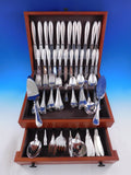 Rubans by Christofle Silverplate Flatware Service Set 128 pcs France Dinner Size