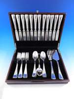 Tintoretto by Stancampiano Italy 800 Silver Flatware Set 38 pieces Dinner