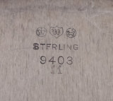 Navarre Watson Sterling Silver Service Charger Plate #9403 15 ozt 11" #4347-2