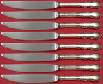 Georgian Rose by Reed & Barton Sterling Steak Knife Set 8pc Not Ser Custom
