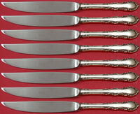 Georgian Rose by Reed & Barton Sterling Steak Knife Set 8pc Not Ser Custom