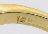 14K Gold Large 2.24ct Genuine Natural Sapphire and Diamond Ring (#J541)